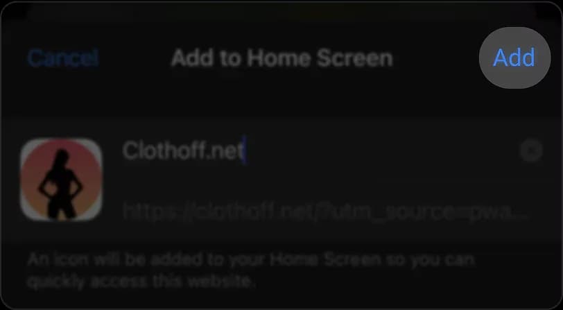 Download Clothoff.net App for iOS